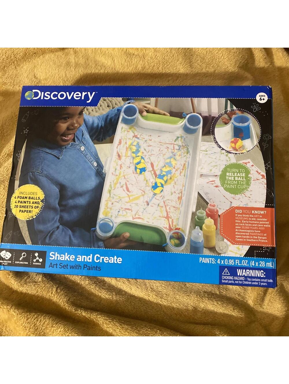 Discovery Kids Shake and Create Art Set with Paints NEW
